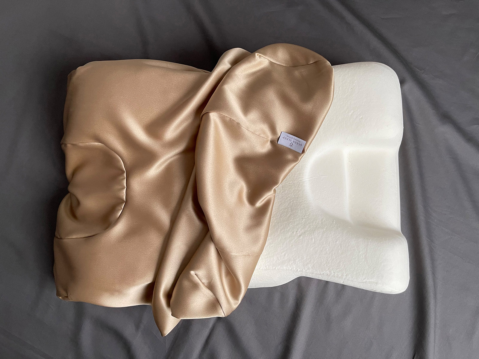 silk pillowcase Queen Sleep Premium golden